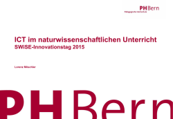 ICT im naturwissenschaftlichen Unterricht