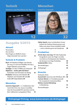 Technik Menschen Ausgabe 5/2015