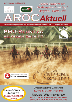 DOWNLOAD AROC Aktuell 2015/01