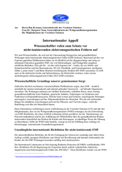 Internationaler Appell - Gabriel