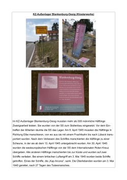 KZ-Außenlager Blankenburg-Oesig (Klosterwerke