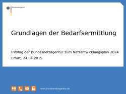 Grundlagen der Bedarfsermittlung