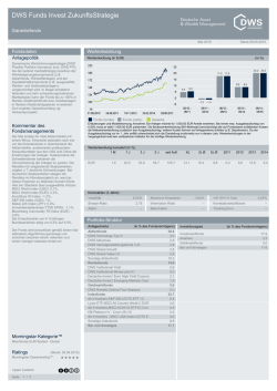 DWS Funds Invest ZukunftsStrategie