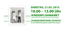Kinderflohmarkt 21.03.2015