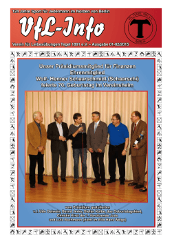 VfL-Info Ausgabe 01 & 02/2015 - VfL