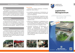Logistisches &Uuml;bungszentrum Wir. Trainieren