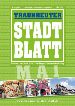 in Stein an der Traun - Traunreuter Stadtblatt