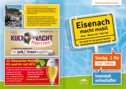 Innenstadt verkaufsoffen Sonntag &middot; 3. Mai