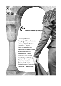 Sommerprogramm 2015 - theaterring