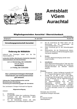 Amtsblatt fürs Internet 06-15 v. 30.04.2015