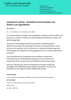weitere Infos - Luther und Immenroth