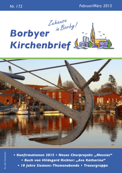 Borbyer Kirchenbrief - e+h internet dienste