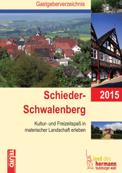 Schieder- Schwalenberg