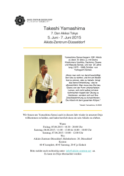 Yamashima 2015 - Aikido Dojo Düsseldorf