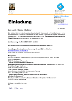 Einladung
