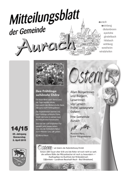 Mitteilungsblatt