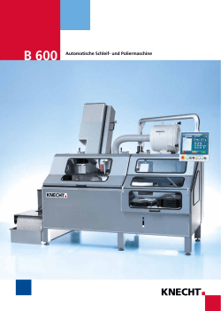 b600 de - Knecht Maschinenbau GmbH