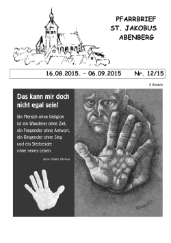 Gottesdienstordnung 24.05.2015 - St. Jakobus