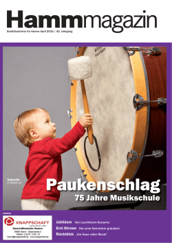 Paukenschlag - 75 Jahre Musikschule