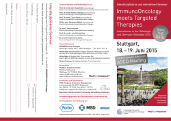 ImmunoOncology meets Targeted Therapies
