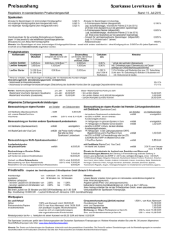 Drucken / Speichern - Sparkasse Leverkusen