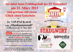 am 21. März 2015 - FF Pottendorf Portal