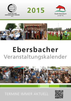 Ebersbacher 2015 - Stadt Ebersbach an der Fils