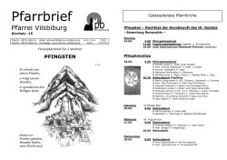 Pfarrbrief 2015/24 - Pfarrei Mariae Himmelfahrt Vilsbiburg