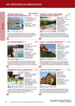 DIE S&Uuml;DSTEIRISCHE WEINSTRASSE