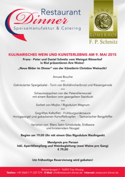 Impressionen Weinfr&uuml;hlingsfest, Zurlauben 2015