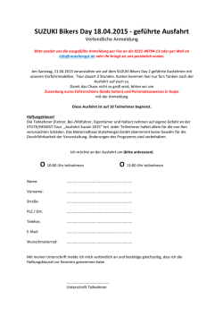 Info/Anmeldung - Motorradhaus StuteHengst