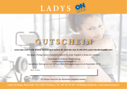 GUTSCHEIN - Ladys ON STAGE