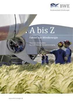 Fakten zur Windenergie - Veranstaltungsreihe zum Thema Wind in