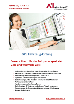 GPS Fahrzeug-Ortung - Absolute-IT