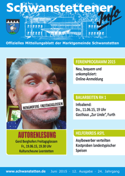 INFO Juni 2015 - Markt Schwanstetten