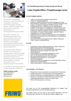 PDF-Download - FRIWO Gerätebau GmbH