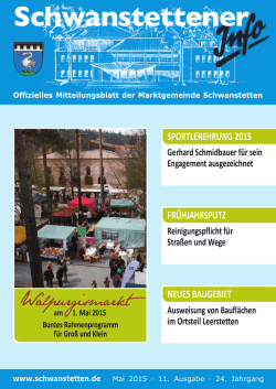 INFO Mai 2015 - Markt Schwanstetten