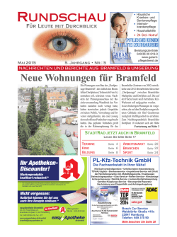 Heimtour 2015 - Rundschau &ndash; F&uuml;r Leute mit Durchblick