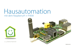 Hausautomation mit dem RaspberryPi