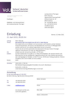Einladung