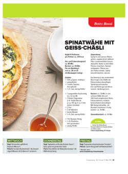 PDF-Rezept Spinatwähe mit Geiss-Chäsli