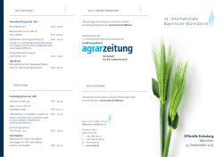 Einladung (D) - Bayerische Warenb&ouml;rse eV