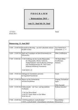 DOWNLOAD Programm Holstenk&ouml;ste 2015