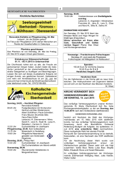 nichtamtliche nachrichten -1 - Eberhardzell - Rottenburg