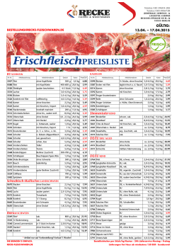 G&Uuml;LTIG: 13.04. &ndash; 17.04.2015
