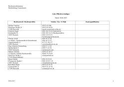 Liste Strafverteidiger - Rechtsanwaltskammer Mecklenburg