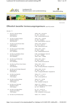 öffentlich bestellte Vermessungsingenieure