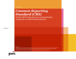 Common Reporting Standard (CRS)