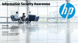 Information Security Awareness