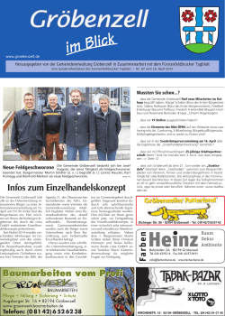 Groebenzell im Blick April 2015